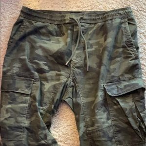 Mens camo joggers